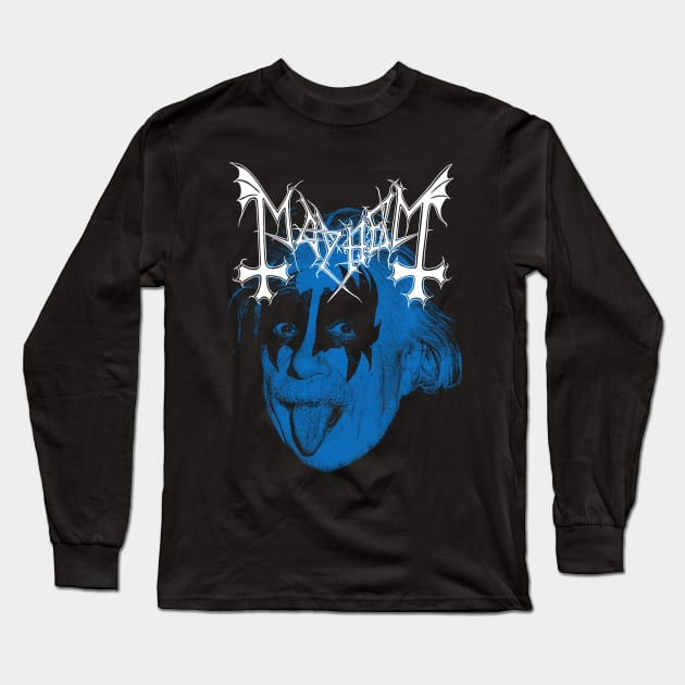 90 Black Metal Mashed Up Long Sleeve T-Shirt by fuzzdevil